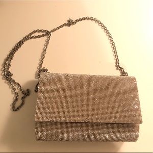 Aldo silver sparkly purse